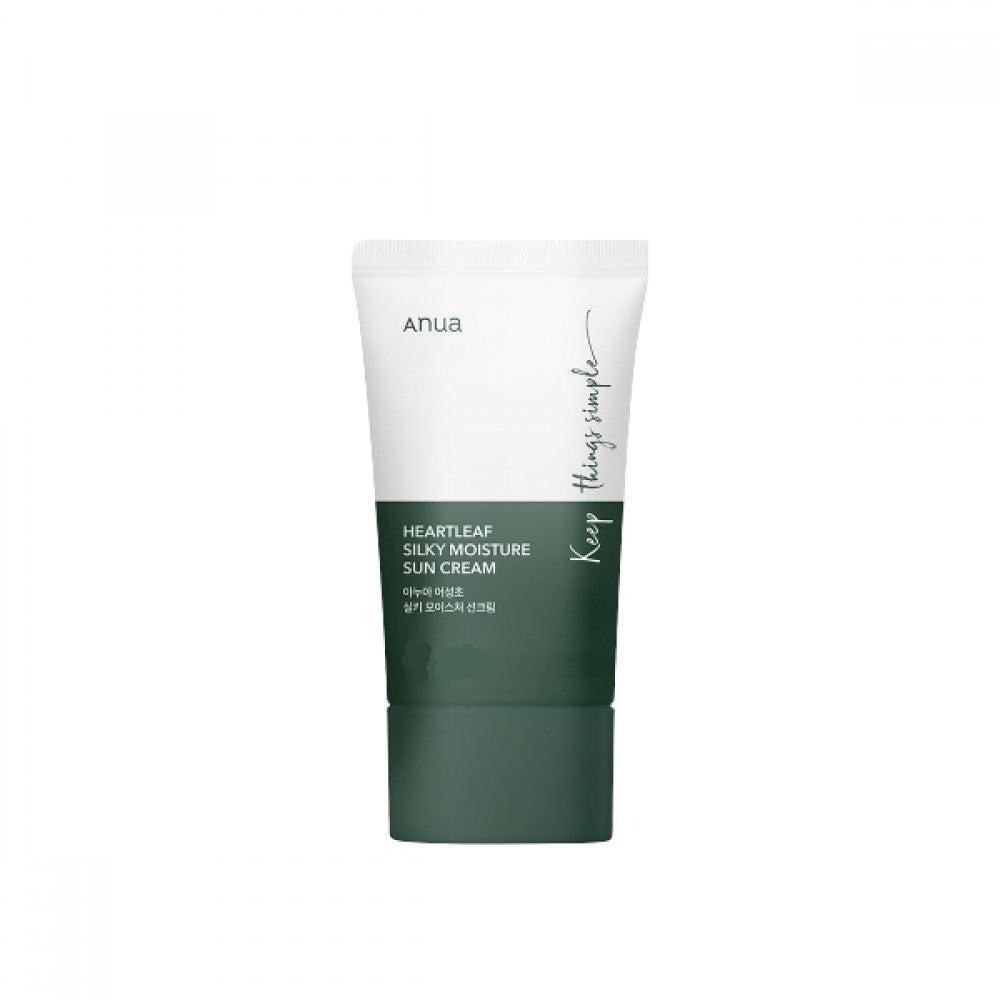 ANUA Heartleaf Silky Moisture Sun Cream (50ml) - Asiena Beauty