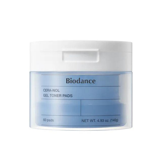 BIODANCE Cera-nol Gel Toner Pads (60pads) - Asiena Beauty