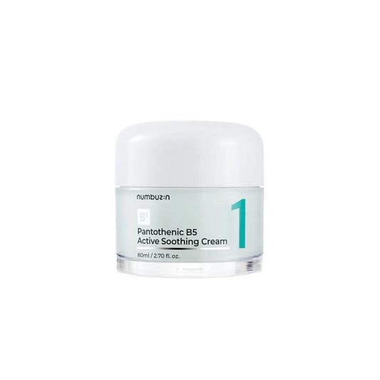 NUMBUZIN No.1 Pantothenic B5 Active Soothing Cream (80ml) - Asiena Beauty
