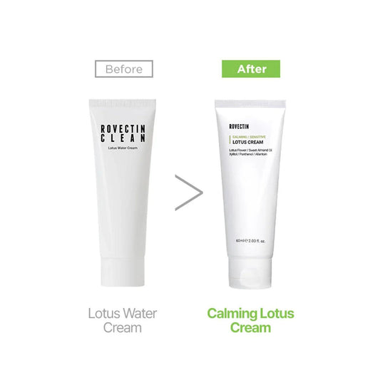 ROVECTIN Calming Sensitive Lotus Cream (60ml) - Asiena Beauty