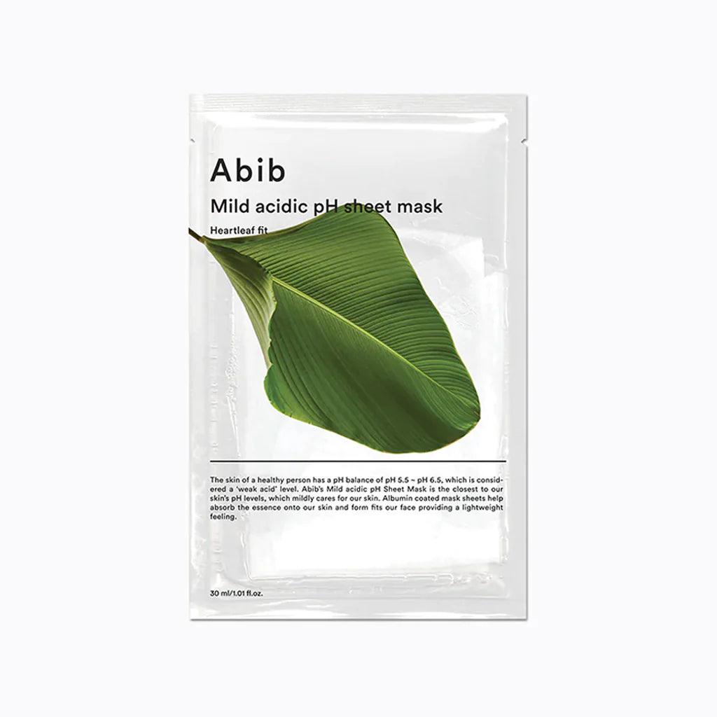 ABIB Mild Acidic pH Sheet Mask Heartleaf Fit (1pc) - Asiena Beauty