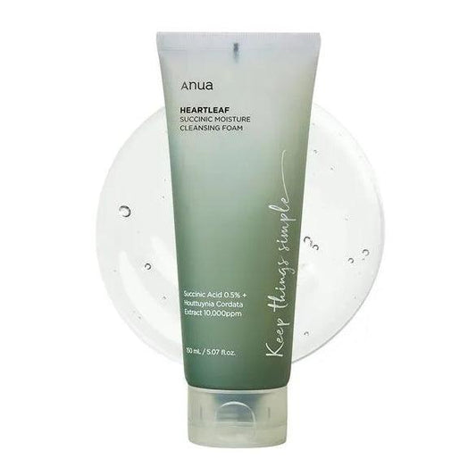 ANUA Heartleaf Succinic Moisture Cleansing Foam (150ml)