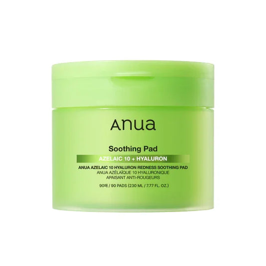 ANUA Azelaic 10 Hyaluron Redness Soothing Pad (90pads)