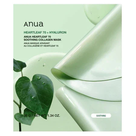 ANUA Heartleaf 70 Soothing Collagen Mask (1pc)