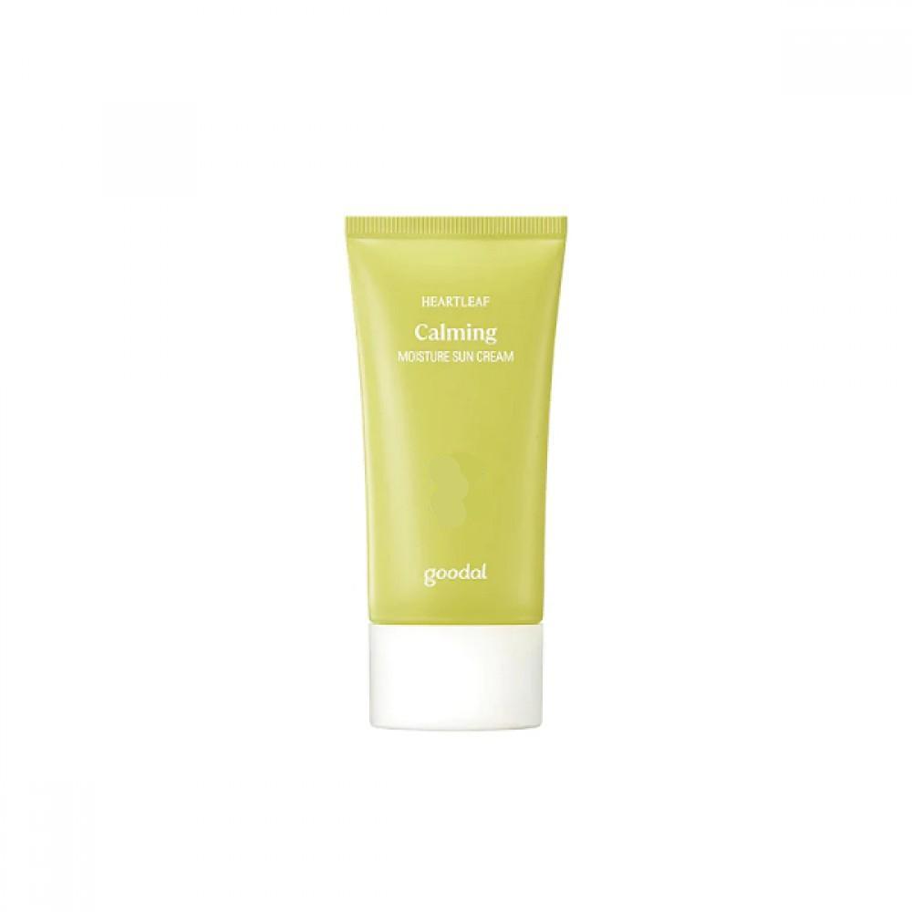 GOODAL Heartleaf Calming Moisture Sun Cream (50ml) - Asiena Beauty