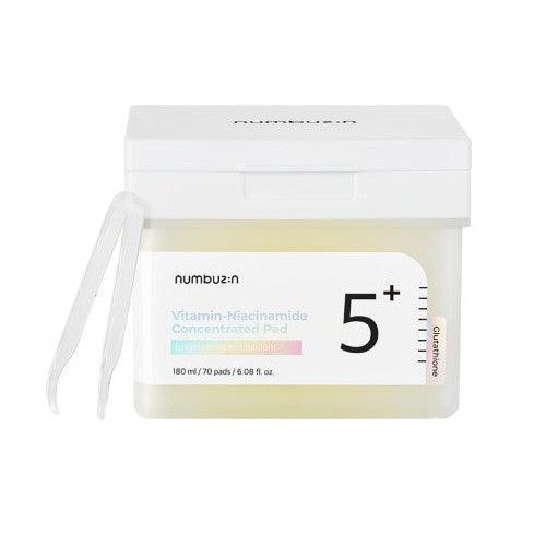 NUMBUZIN No.5 Vitamin-Niacinamide Concentrated Pad (70pads) - Asiena Beauty