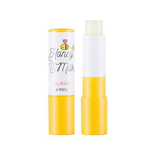 A'PIEU Honey & Milk Lip Balm (3.3g) - Asiena Beauty