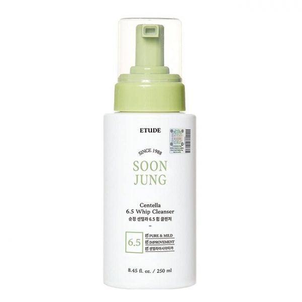 ETUDE SoonJung Centella 6.5 Whip Cleanser (250ml) - Asiena Beauty