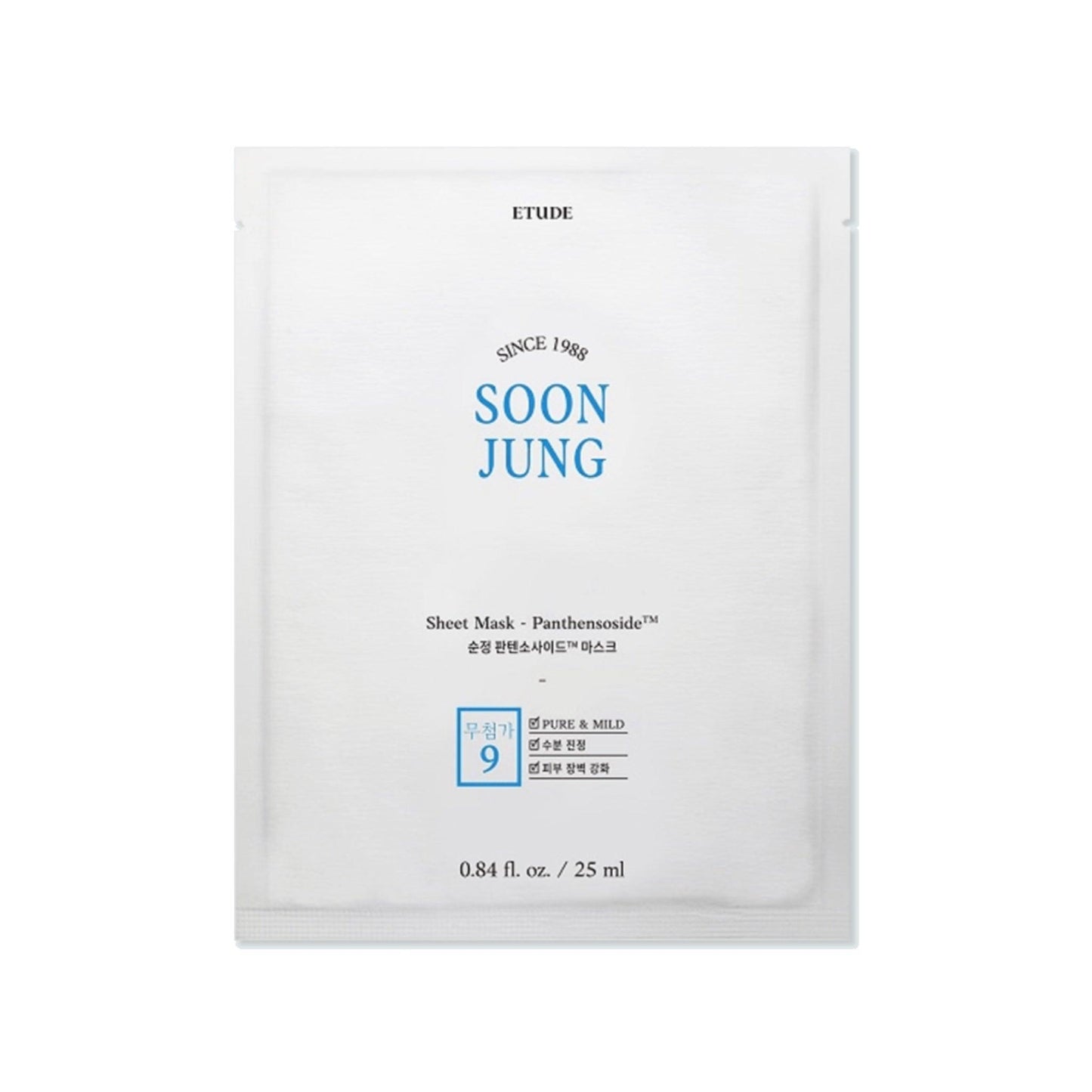 ETUDE SoonJung Panthensoside Sheet Mask (25ml) - Asiena Beauty