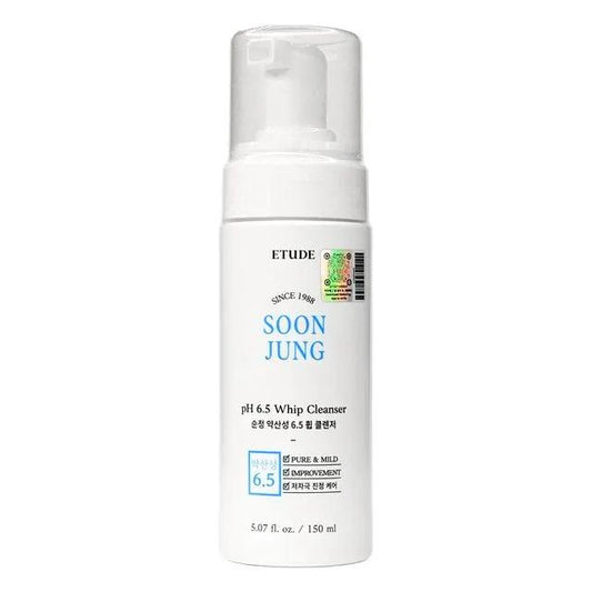 ETUDE SoonJung pH 6.5 Whip Cleanser (150ml) - Asiena Beauty