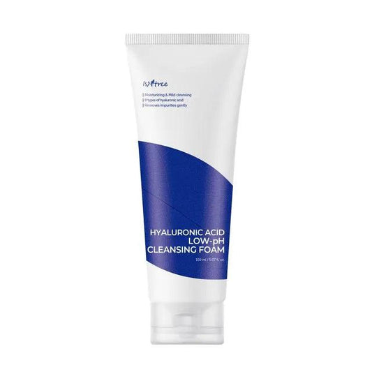 ISNTREE Hyaluronic Acid Low pH Cleansing Foam (150ml) - Asiena Beauty