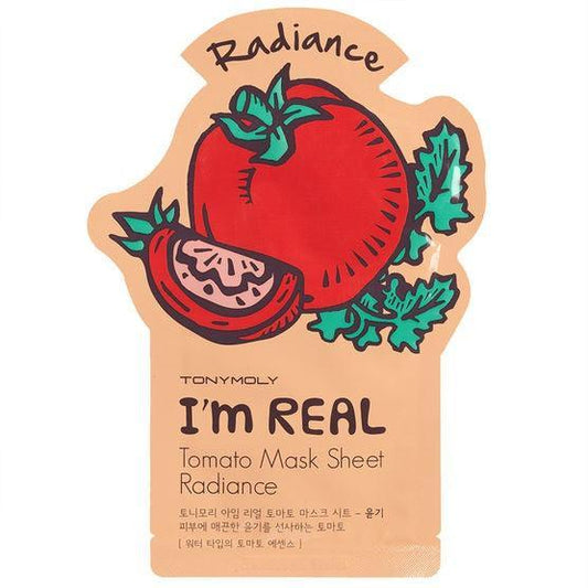 TONYMOLY I'm Real Tomato Mask Sheet Radiance (1pc) - Asiena Beauty